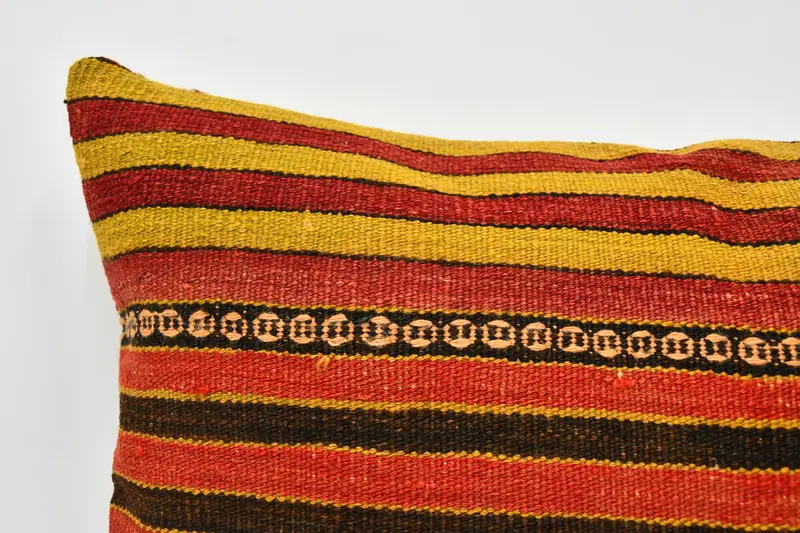 Pillow Sham, Outdoor Patio Cushion Cover, 20x28 Red Pillow Cover, Home Decor Pillow, Lounge Throw Cushion Cover, Kilim Pillow, Throw Kilim Pillow - 2