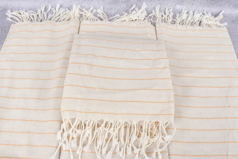 Bridesmaid Gift, 70x38 Cotton Striped Towel, Wedding Gift Ideas, Lightweight Turkish towel, Cotton towel, Unique Wedding Gift, Beach Wedding Favor - 4