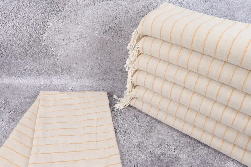 Bridesmaid Gift, 70x38 Cotton Striped Towel, Wedding Gift Ideas, Lightweight Turkish towel, Cotton towel, Unique Wedding Gift, Beach Wedding Favor - 2