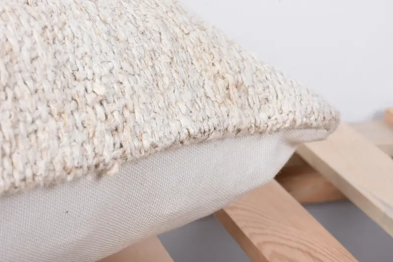 Kilim Pillow, Cushion Cover, Handmade Kilim Cushion, Turkish Bench Cushion Cover, Handmade Pillow Cover, 12x24 Beige Cushion Cover, Pillow for Sofa - 7