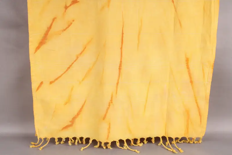 Turkish Towel Beach Dark Yellow Personalized, 28x63 Inches