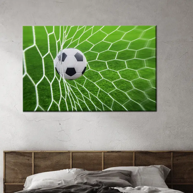 エレガントなフットボールキャンバス: 男の子の部屋や男の部屋に最適です。