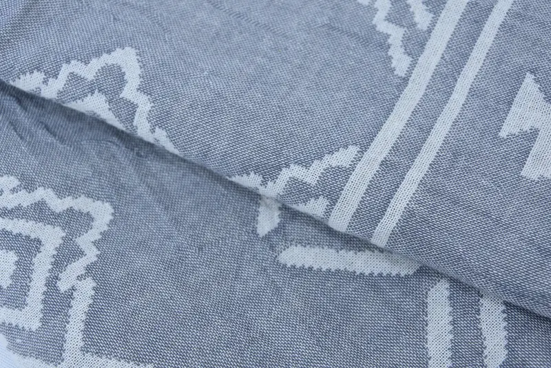 Luxury Turkish beach towel for summer vacation, Personalised Gift, Turkish towel, Travel towel, 74x40 Cotton Geometric Towel, Turkish bath towel - 7