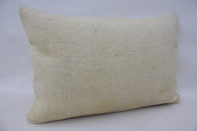 Kilim Pillow Cover, Vintage Kilim Pillow, 16x24 White Pillow Sham, Pastel Cushion, Interior Designer Pillow, Couch Cushion Cover, Pillow Case - 2