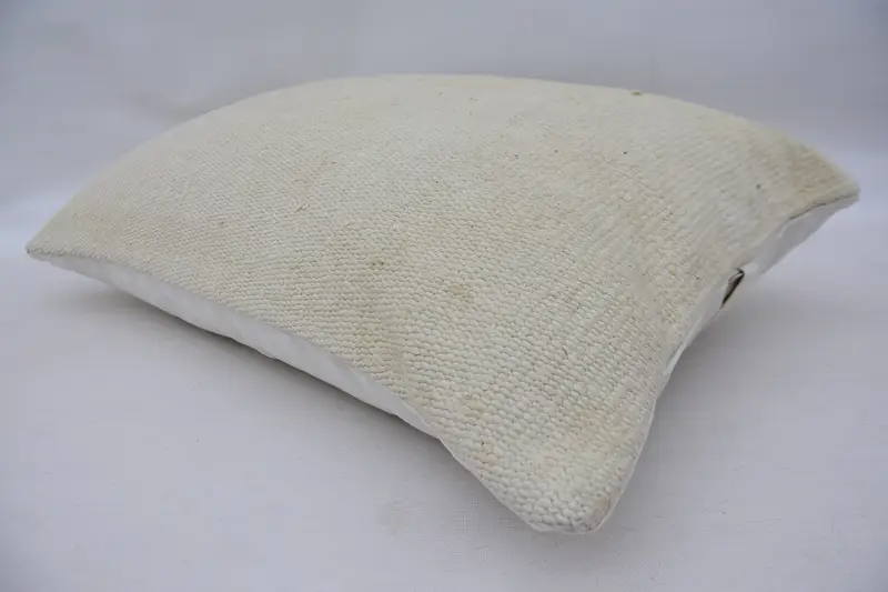 Kilim Pillow Cover, Vintage Kilim Pillow, 16x24 White Pillow Sham, Pastel Cushion, Interior Designer Pillow, Couch Cushion Cover, Pillow Case - 6