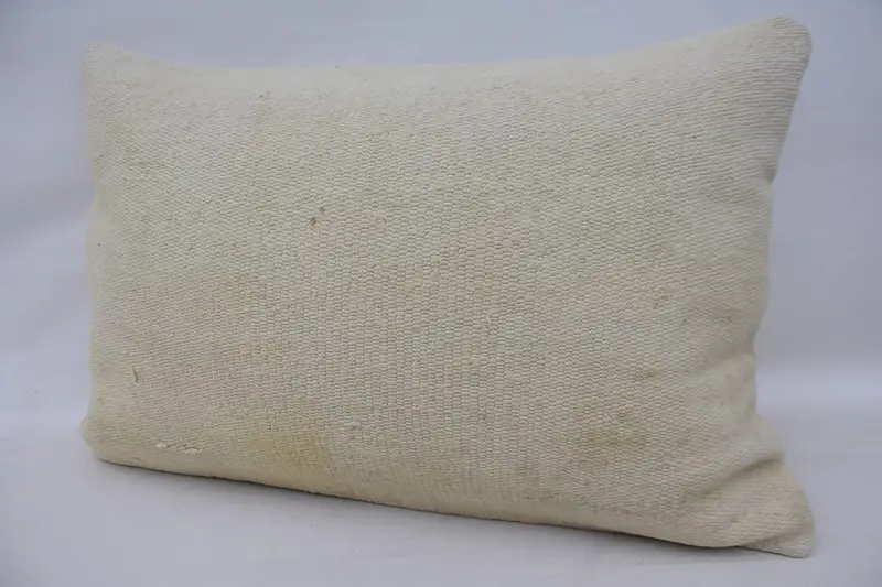 Kilim Pillow Cover, Vintage Kilim Pillow, 16x24 White Pillow Sham, Pastel Cushion, Interior Designer Pillow, Couch Cushion Cover, Pillow Case - 3