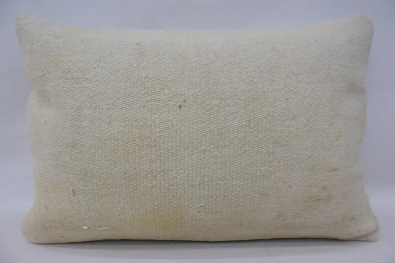 Kilim Pillow Cover, Vintage Kilim Pillow, 16x24 White Pillow Sham, Pastel Cushion, Interior Designer Pillow, Couch Cushion Cover, Pillow Case - 4