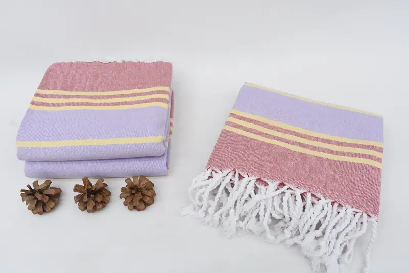 Absorbent towel, Lightweight Turkish towel, Customized Turkish Towel, Sand-resistant towel, 70x36 Cotton Striped Towel, Personalized Gift For Him - 7