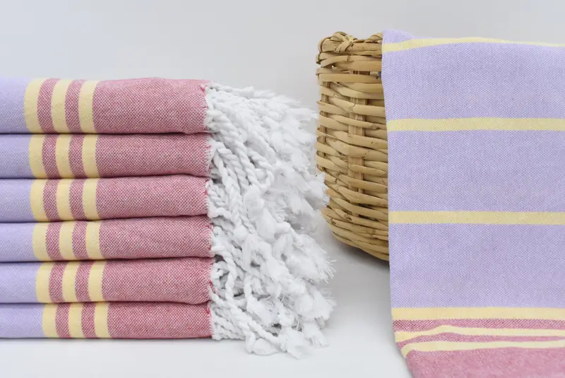 Absorbent towel, Lightweight Turkish towel, Customized Turkish Towel, Sand-resistant towel, 70x36 Cotton Striped Towel, Personalized Gift For Him - 2