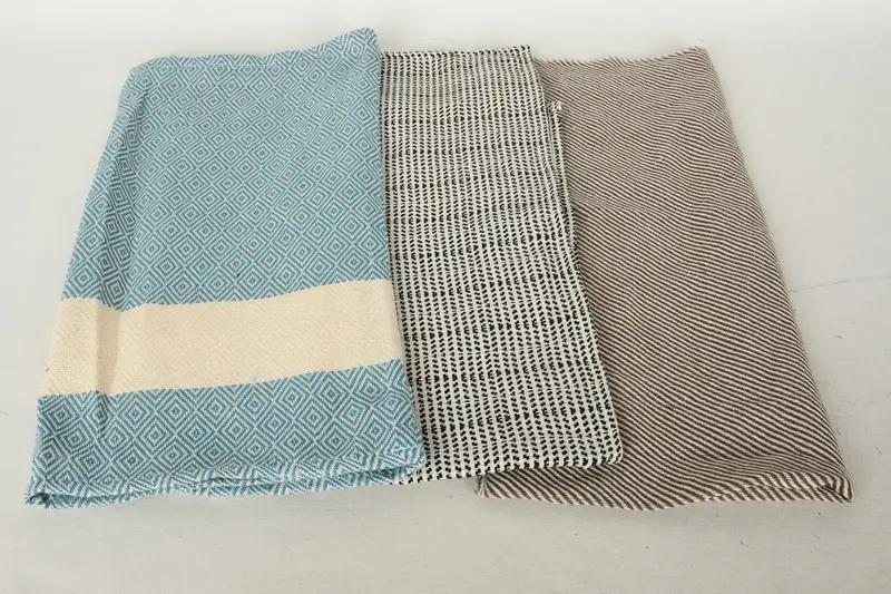 Organic Towel, Decorative Towel, Turkish Towel Hand Towel, Turkish Tea Towel, Embroidery Towels, Personalized Gift, 36x18 Cotton Set of 10 Towel - 8