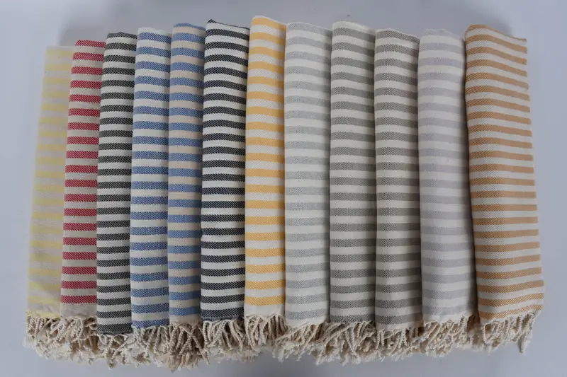 70x40 Cotton Striped Towel, Florida Bachelorette Party Favors, Yoga Towel, Turkish Towel Bulk, Luxury towel, Wedding Gift, Gift For Her, Spa Gift - 3