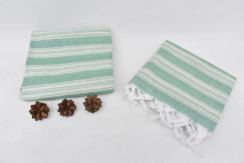Bachelor Gift, Housewarming Gift, 70x40 Cotton Striped Towel, Travel towel, Quick-Dry Beach Towel, Monogram Towels, Monogram Turkish Towel - 5
