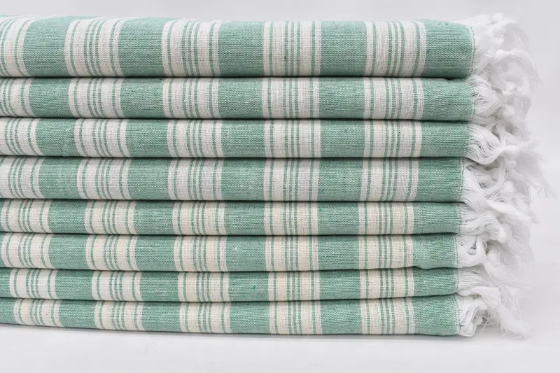 Bachelor Gift, Housewarming Gift, 70x40 Cotton Striped Towel, Travel towel, Quick-Dry Beach Towel, Monogram Towels, Monogram Turkish Towel - 2