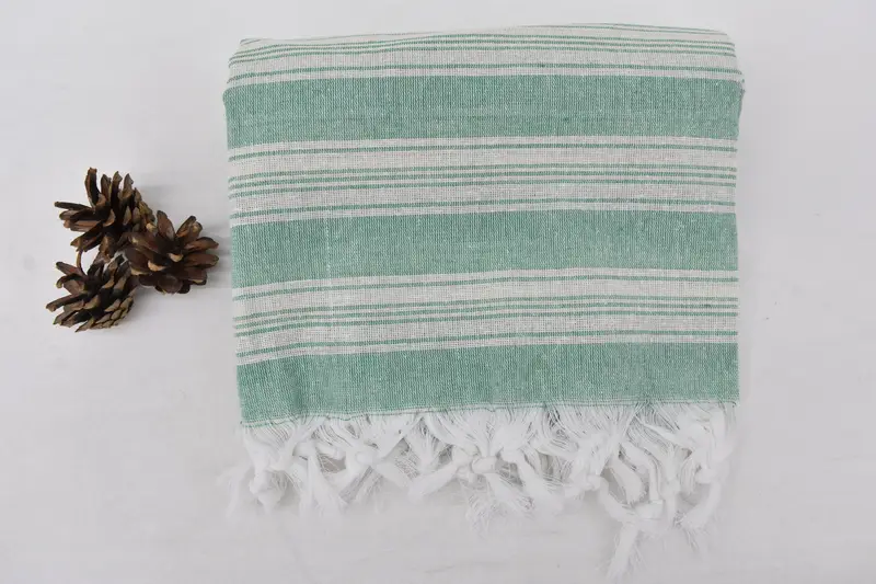 Bachelor Gift, Housewarming Gift, 70x40 Cotton Striped Towel, Travel towel, Quick-Dry Beach Towel, Monogram Towels, Monogram Turkish Towel - 8