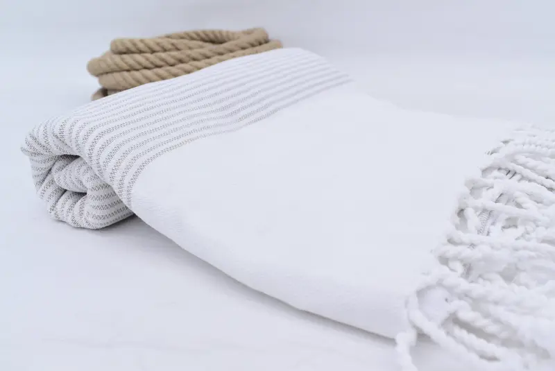 Personalized Gifts, Bridesmaid Gift, 70x36 Cotton Striped Towel, Turkish bath towel for spa, Beach Towel Gift, Custom Gifts, Custom Towel Beach - 3