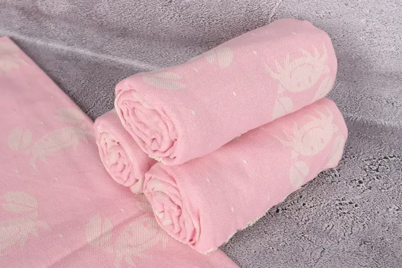 Organic Beach Towel, Lightweight towel, Bachelorette Party Favors Beach, Turkish hand towel, Organic towel, 68x40 Cotton Crab Design Towel - 7