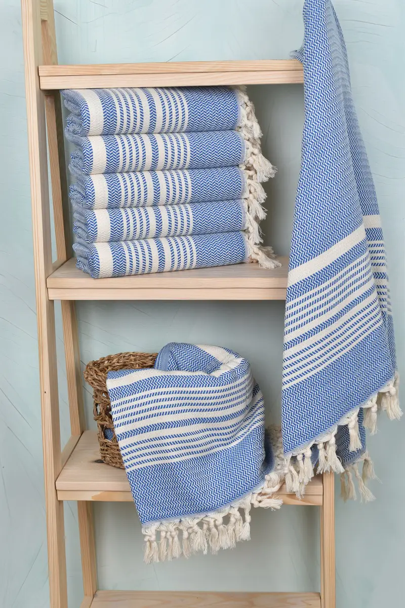 Bridesmaid Gift, 70x40 Cotton Striped Towel, Bachelorette Party Decorations, Turkish hand towel, Luxury Turkish Bath Towel, Bachelor Party Favors - 3