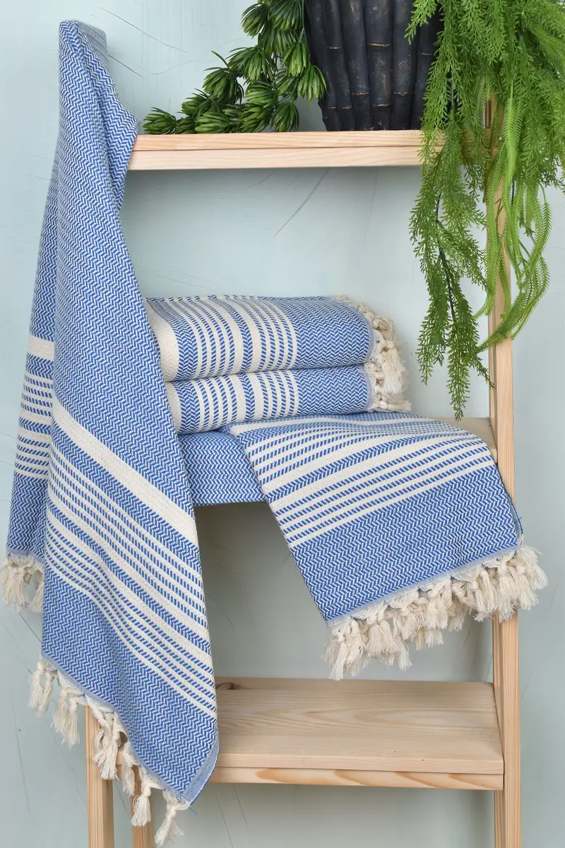 Bridesmaid Gift, 70x40 Cotton Striped Towel, Bachelorette Party Decorations, Turkish hand towel, Luxury Turkish Bath Towel, Bachelor Party Favors - 6