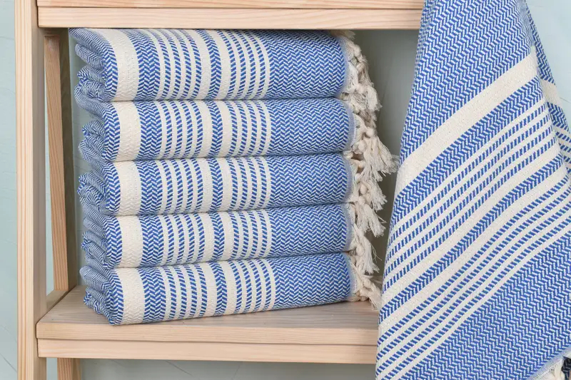 Bridesmaid Gift, 70x40 Cotton Striped Towel, Bachelorette Party Decorations, Turkish hand towel, Luxury Turkish Bath Towel, Bachelor Party Favors - 1
