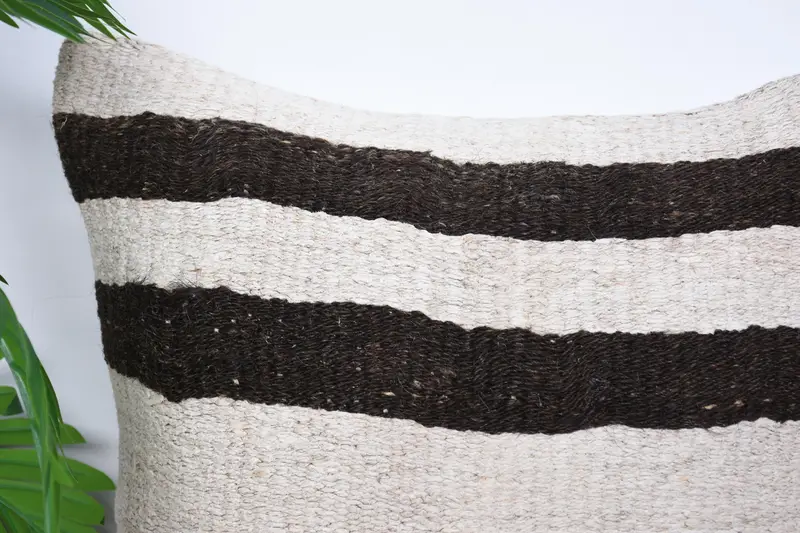 Indoor Pillow Sham, Kilim Cushion Sham, Square Throw Pillow Case, Interior Designer Pillow, Gift Pillow, Cushion, 16x16 White Pillow - 2