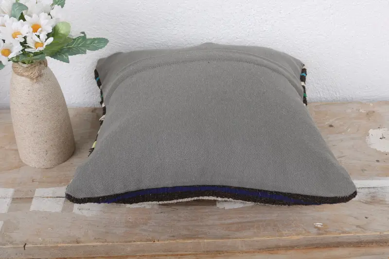 Pillow Sham, Interior Designer Pillow, Patio Pillow Case, Sustainable Cushion Case, Gift Pillow, 12x12 Brown Cushion Case, Boho Pillow Sham Cover - 7