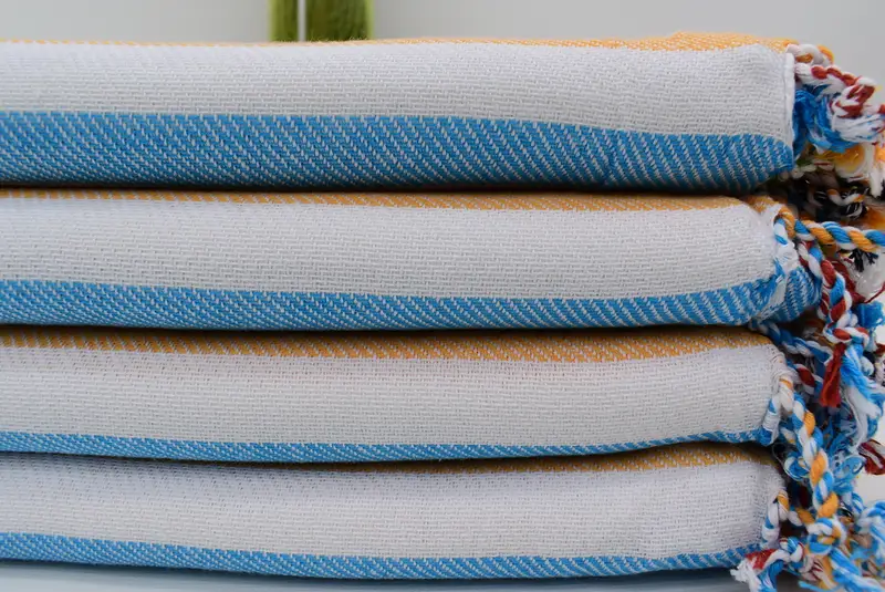 70x40 Cotton Striped Towel, Monogrammed Beach Towel, Mother Of The Groom Gift, Soft towel, Spooky Bachelorette Party Favors, Organic towel - 2