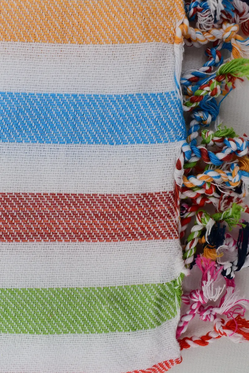 70x40 Cotton Striped Towel, Monogrammed Beach Towel, Mother Of The Groom Gift, Soft towel, Spooky Bachelorette Party Favors, Organic towel - 6