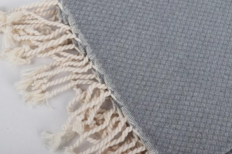 64x38 Cotton Geometric Towel, Wedding Gift For Bride, Monogram Turkish Towel, Hammam towel, Bachelorette Party Gifts For Bride, Embroidered Towel - 7
