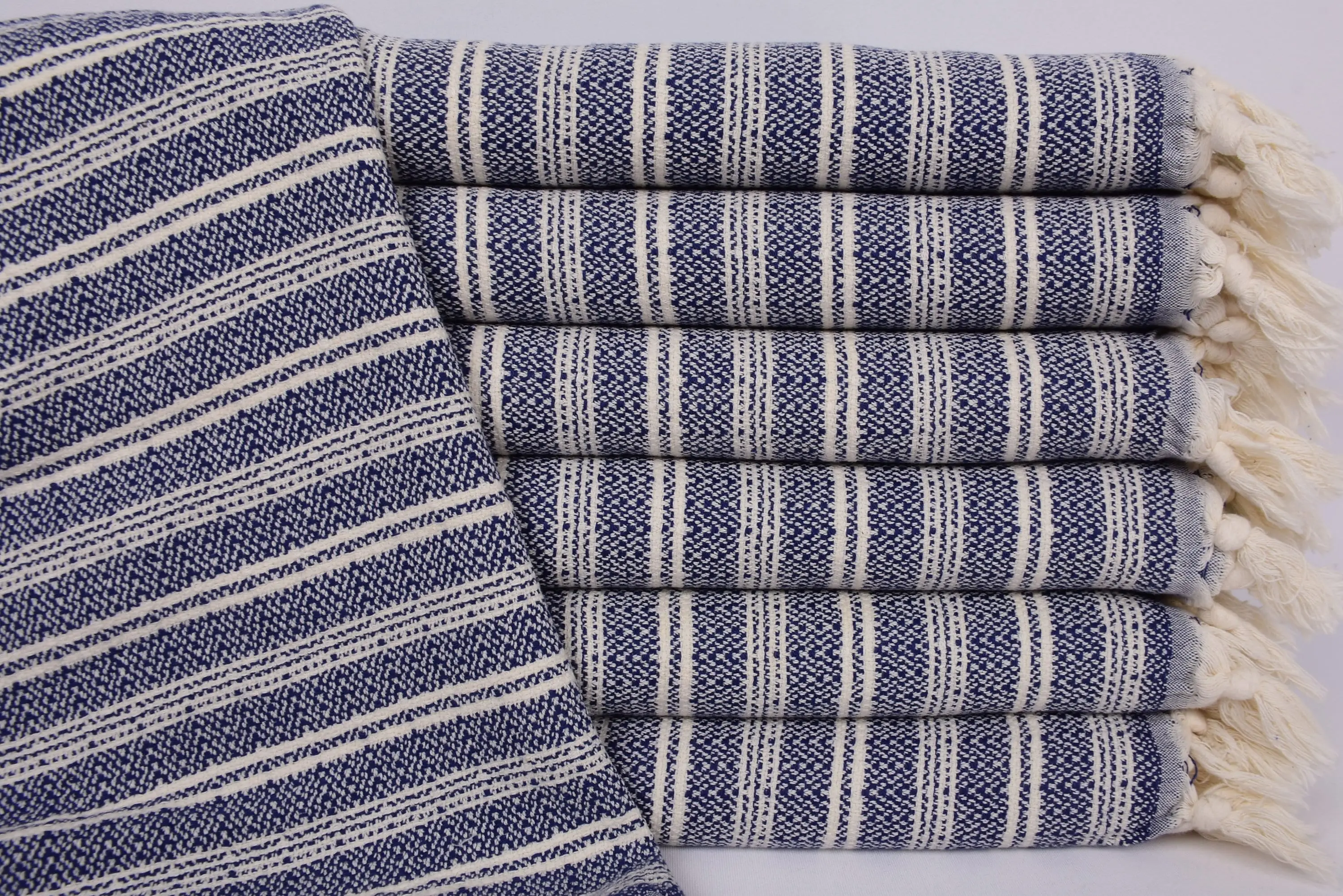 Kitchen Towel Organic Cotton Navy Blue, Bridesmaid Gift, 32x18 Inches - 1