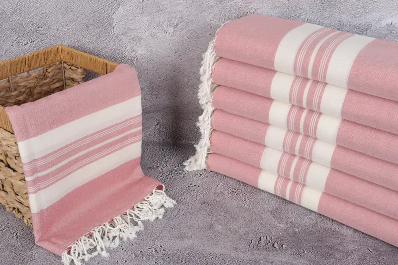 Gym Towel, Custom Gift, Yoga Towel, 60x38 Cotton Striped Towel, Bridal Gifts, Bachelor Bachelorette Party Favors, Cotton towel, Beach Wedding Favor - 3