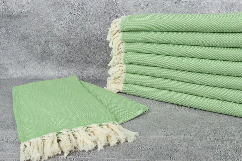 Gift For Him, Sand-Resistant Peshtemal, Beach Theme Wedding Gift, Anniversary Gift For Her, 70x40 Cotton Chevron Towel, Soft towel, Luxury towel - 2