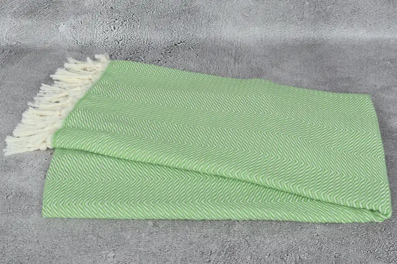 Gift For Him, Sand-Resistant Peshtemal, Beach Theme Wedding Gift, Anniversary Gift For Her, 70x40 Cotton Chevron Towel, Soft towel, Luxury towel - 6