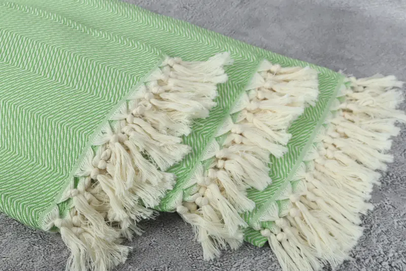 Gift For Him, Sand-Resistant Peshtemal, Beach Theme Wedding Gift, Anniversary Gift For Her, 70x40 Cotton Chevron Towel, Soft towel, Luxury towel - 5