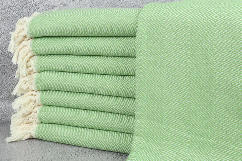 Gift For Him, Sand-Resistant Peshtemal, Beach Theme Wedding Gift, Anniversary Gift For Her, 70x40 Cotton Chevron Towel, Soft towel, Luxury towel - 1