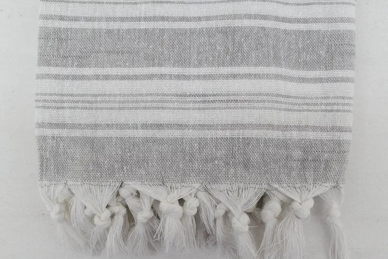 Bridesmaid Gift Towel, 70x40 Cotton Striped Towel, Custom Beach Towel, Monogram Beach Towel, Organic Towel, Friends Beach Towel, Gift For Coworker - 3