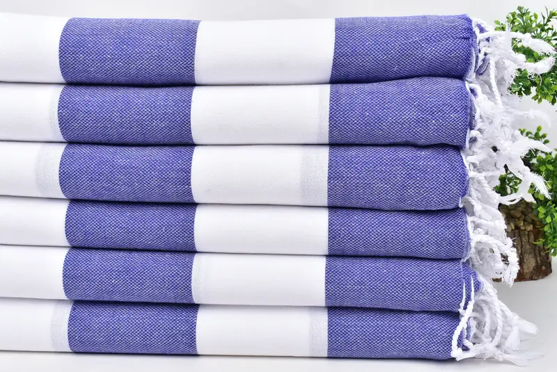 Turkish towel, Embroidered Beach Towel, Turkish Beach Towel Monogram, 70x40 Cotton Striped Towel, Summer Gift, Wedding Gift, Christmas Favors - 3