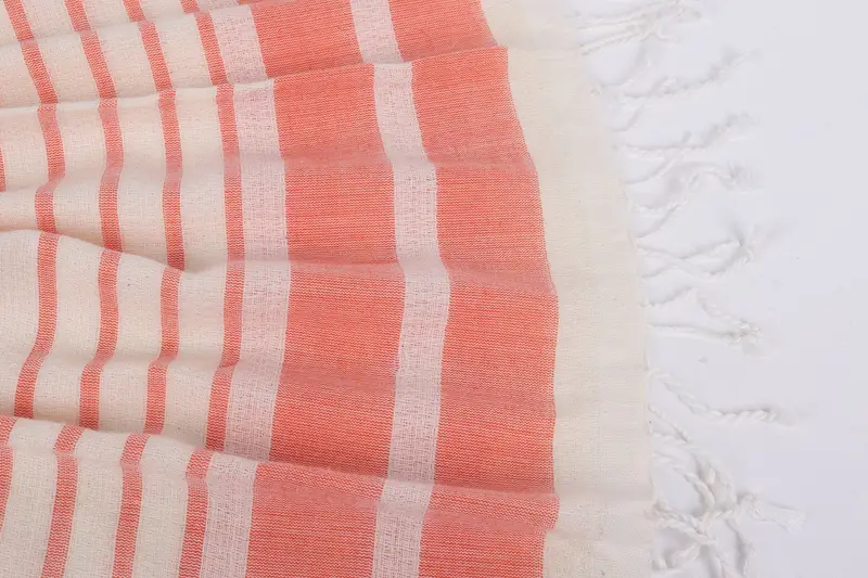 Gift For The Home Decor, Embroidery Towels, Lightweight towel, Bachelorette Party Gifts Bridesmaids, 70x40 Cotton Striped Towel, Organic towel - 8