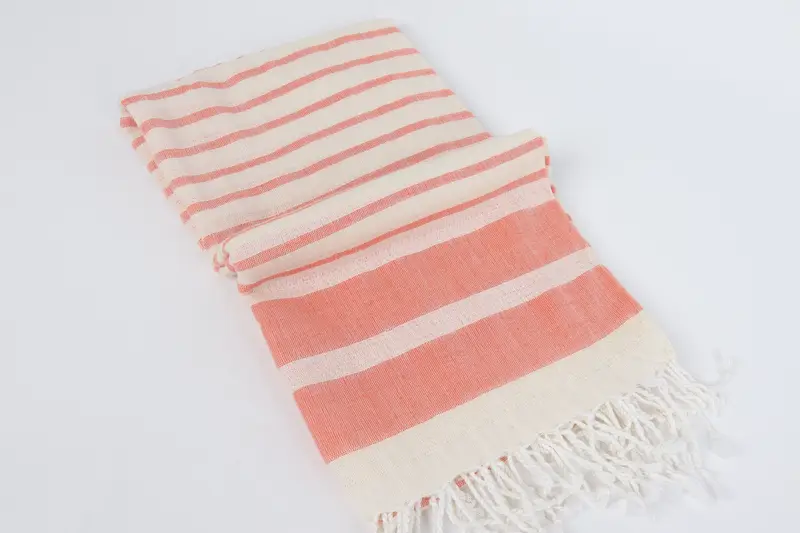 Gift For The Home Decor, Embroidery Towels, Lightweight towel, Bachelorette Party Gifts Bridesmaids, 70x40 Cotton Striped Towel, Organic towel - 6