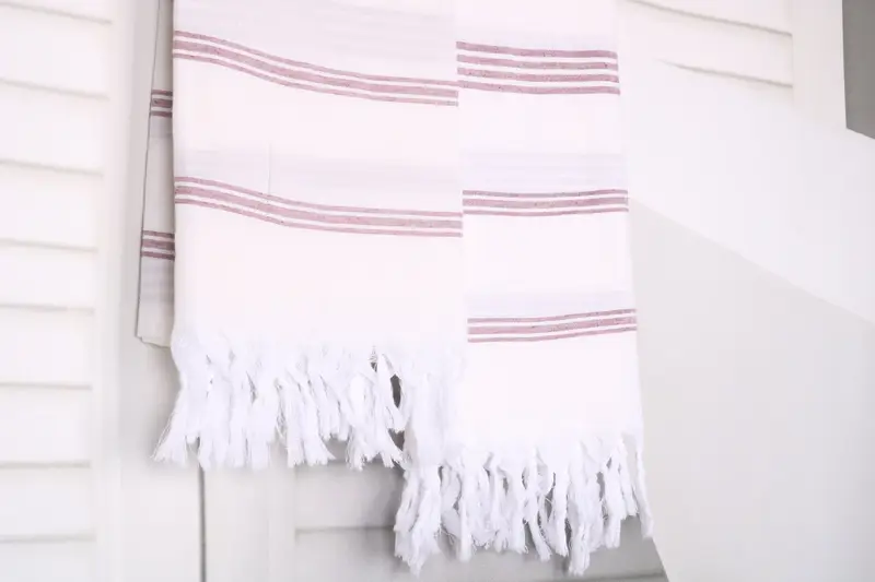 Housewarming Gift, Custom Towel Beach, 70x40 Cotton Striped Towel, Spa Towel, Valentines Day Gift, Bridesmaid Gift Towel, Best Friend Gift - 8