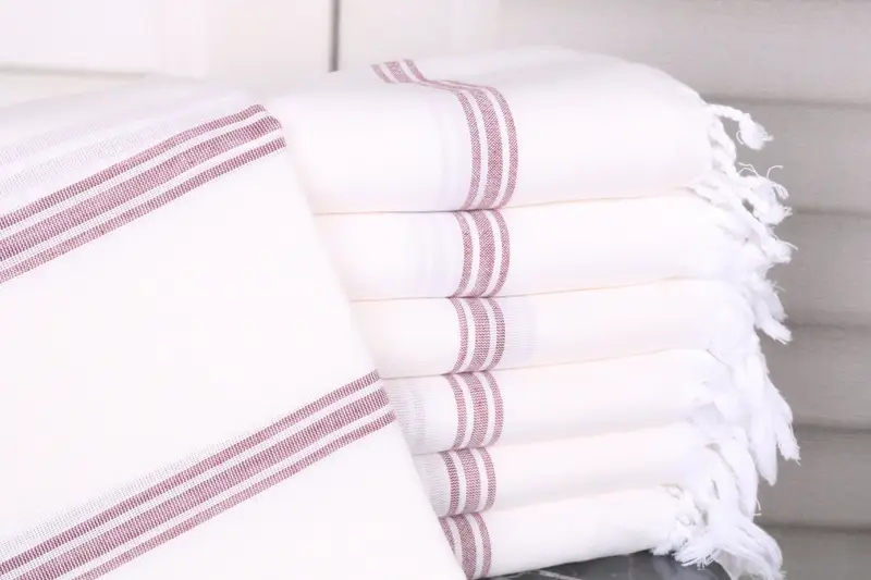 Housewarming Gift, Custom Towel Beach, 70x40 Cotton Striped Towel, Spa Towel, Valentines Day Gift, Bridesmaid Gift Towel, Best Friend Gift - 1