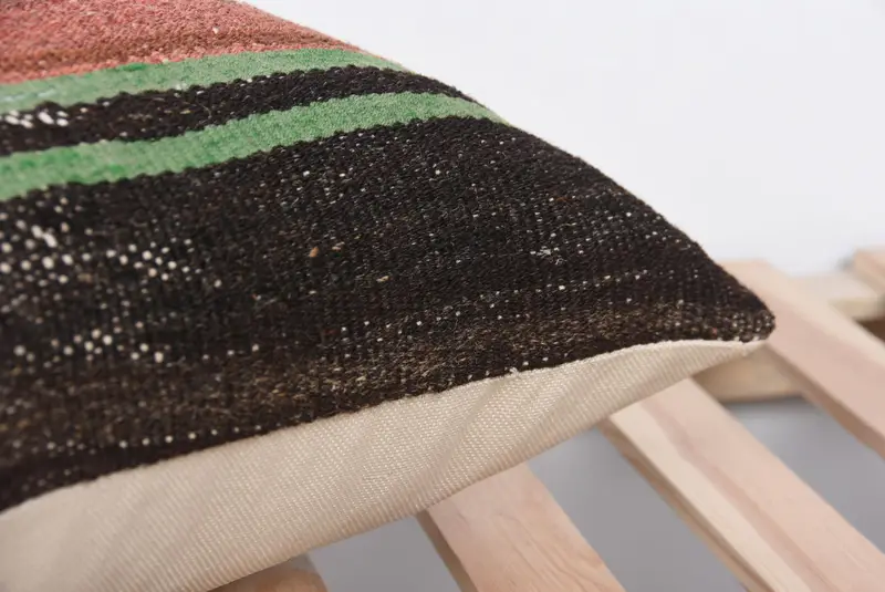 20x20 Brown Pillow Sham, Bohemian Cushion Cushion Case, Throw Kilim Pillow, Boho Pillow, Pillow, Patio Pillow Case, Vintage Kilim Throw Pillow - 7