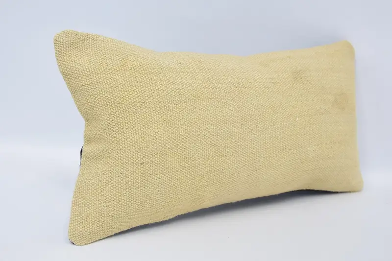 Vintage Pillow, Pillow for Sofa, Gift Pillow, Pillow, Meditation Cushion Case, 8x16 Beige Cushion Cover, Nomadic Cushion - 3