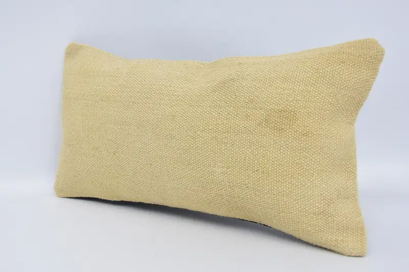 Vintage Pillow, Pillow for Sofa, Gift Pillow, Pillow, Meditation Cushion Case, 8x16 Beige Cushion Cover, Nomadic Cushion - 4