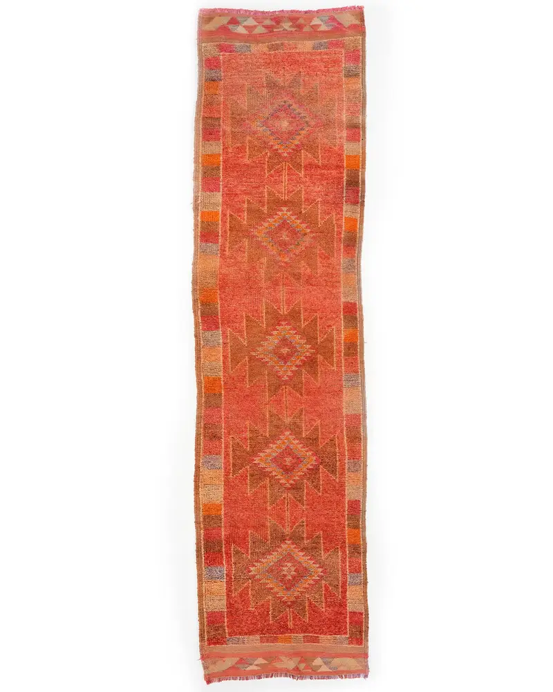 Kırmızı Halı, 3,1x12,3 ft Zarif ve Dayanıklı