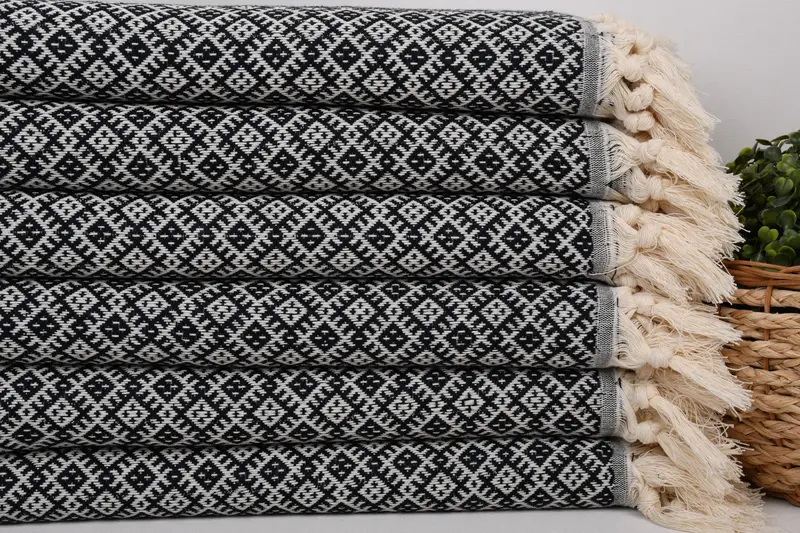 Beach Wedding Favor, Bachelor Bachelorette Party Favors, Gift Boxes Towel, Turkish bath towel, Bachelorette Party Favors, 70x40 Cotton Diamond Towel - 2