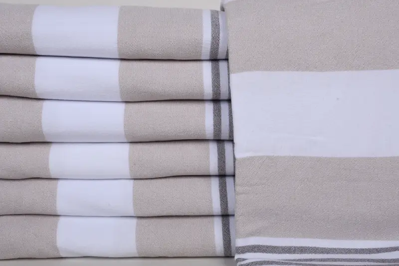 Embroidery Towel, 68x36 Cotton Striped Terry Towel, Quick-dry peshtemal, Beach towel, Bridesmaid Gift, Wedding Day Gift For Bride, Hammam Towel USA - 1
