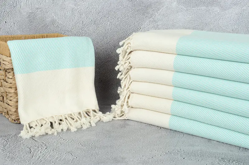 Housewarming Gift, Personalised Gift, Beach Towel Personalized, Bath towel, Turkish bath towel, Turkish Bath Towel Set, 70x40 Cotton Striped Towel - 3
