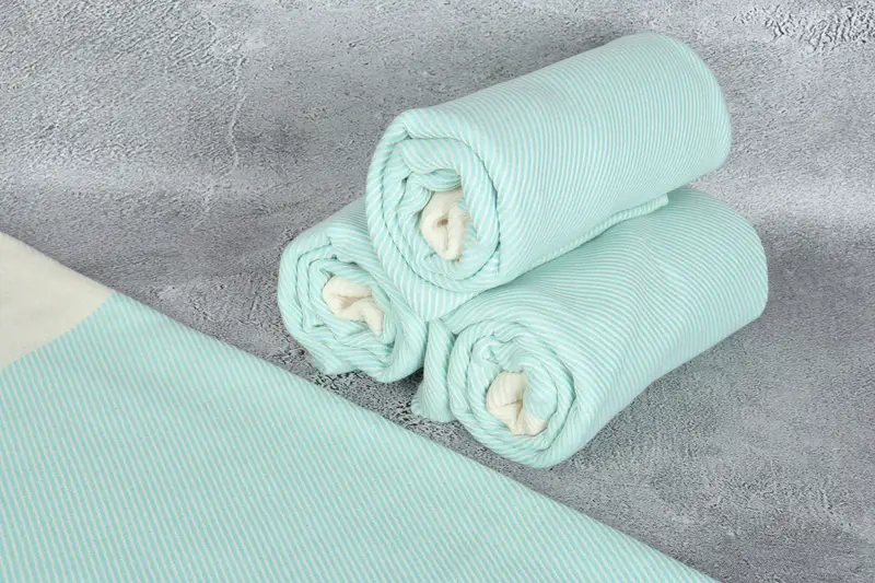 Housewarming Gift, Personalised Gift, Beach Towel Personalized, Bath towel, Turkish bath towel, Turkish Bath Towel Set, 70x40 Cotton Striped Towel - 8