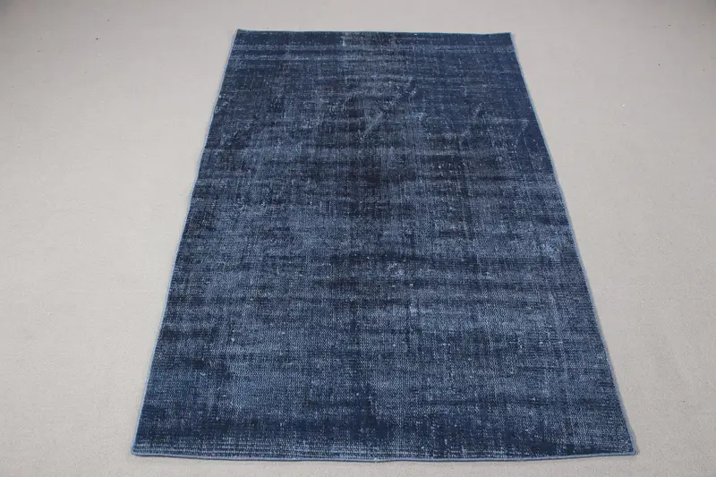 Alfombra ombré azul, 108x170 cm Decoración elegante y moderna