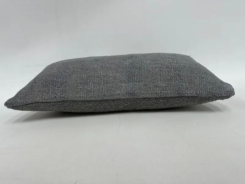 Turkish Bench Cushion Cover, Vintage Kilim Pillow, Cushion Case, 10x20 Gray Cushion Cover, Home Decor Pillow, Kilim Pillow Cover - 5